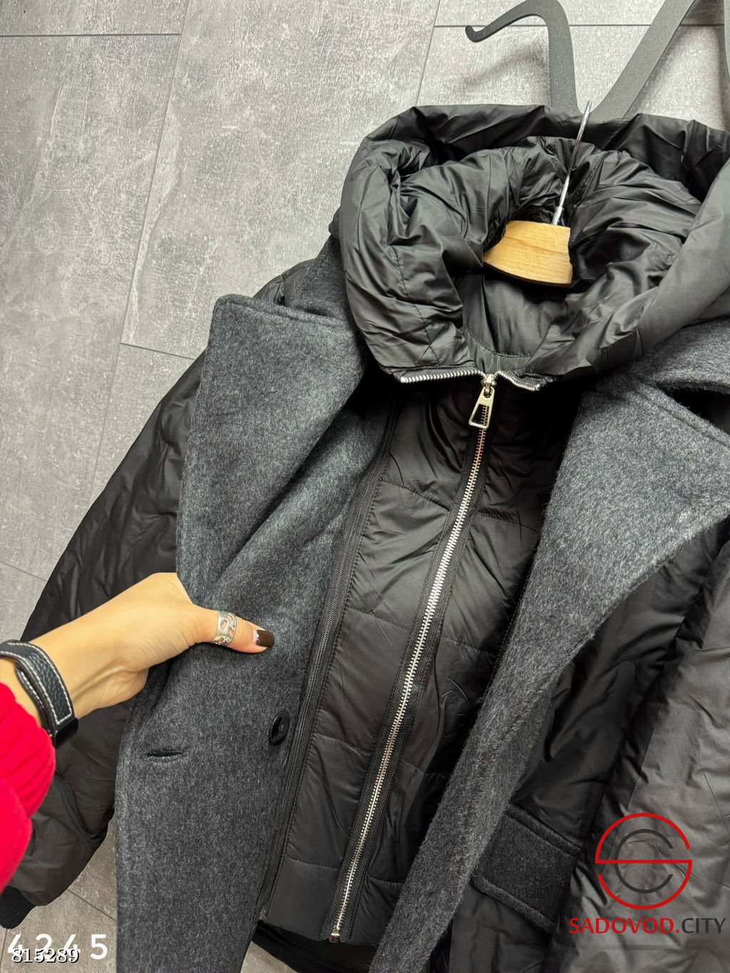 Теплая куртка со съемной подкладкой