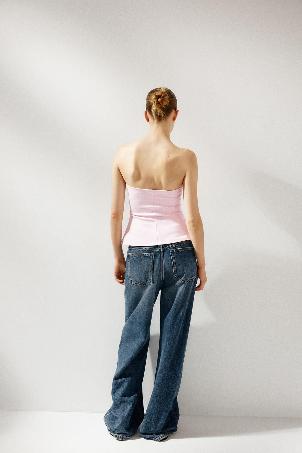 INTERLOCK BANDEAU TOP - Zara фото 36