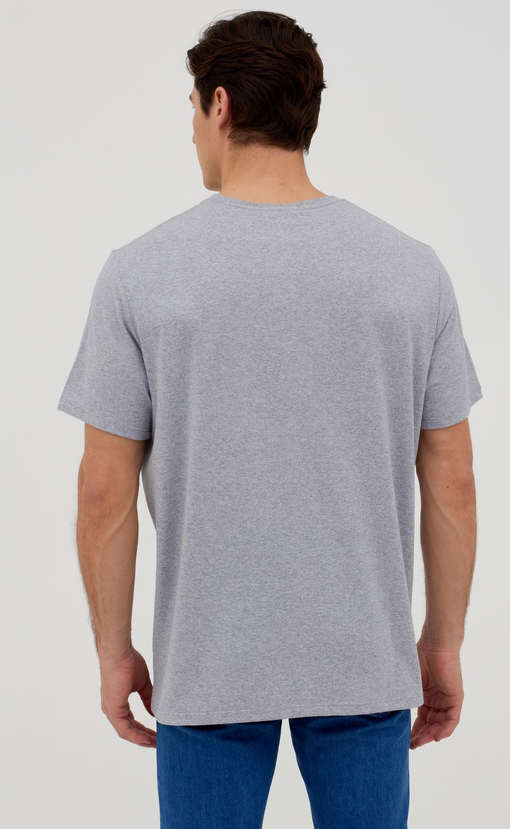 Футболка F911-6000b grey melange - Fine joyce фото 2