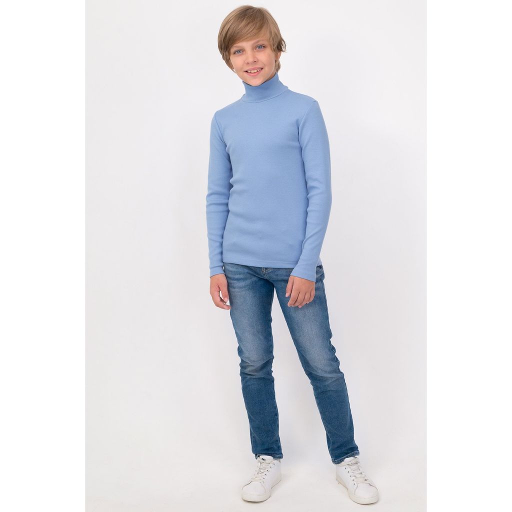 Детская базовая водолазка в рубчик Happyfox