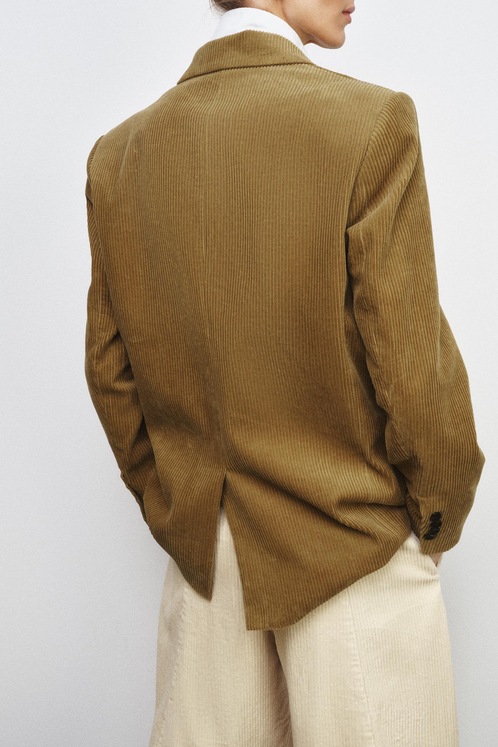 OVERSIZE CORDUROY BLAZER ZW COLLECTION LIMITED EDITION - Zara фото 6