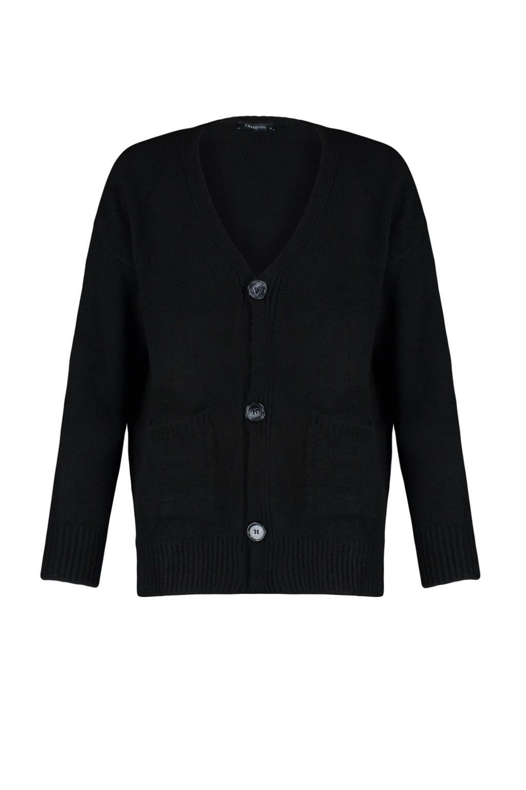 Siyah Basic Yumusak Dokulu Triko H?rka TWOAW20HI0213