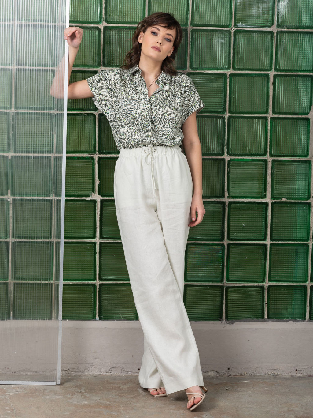 Брюки изо льна - Stilla фото 16