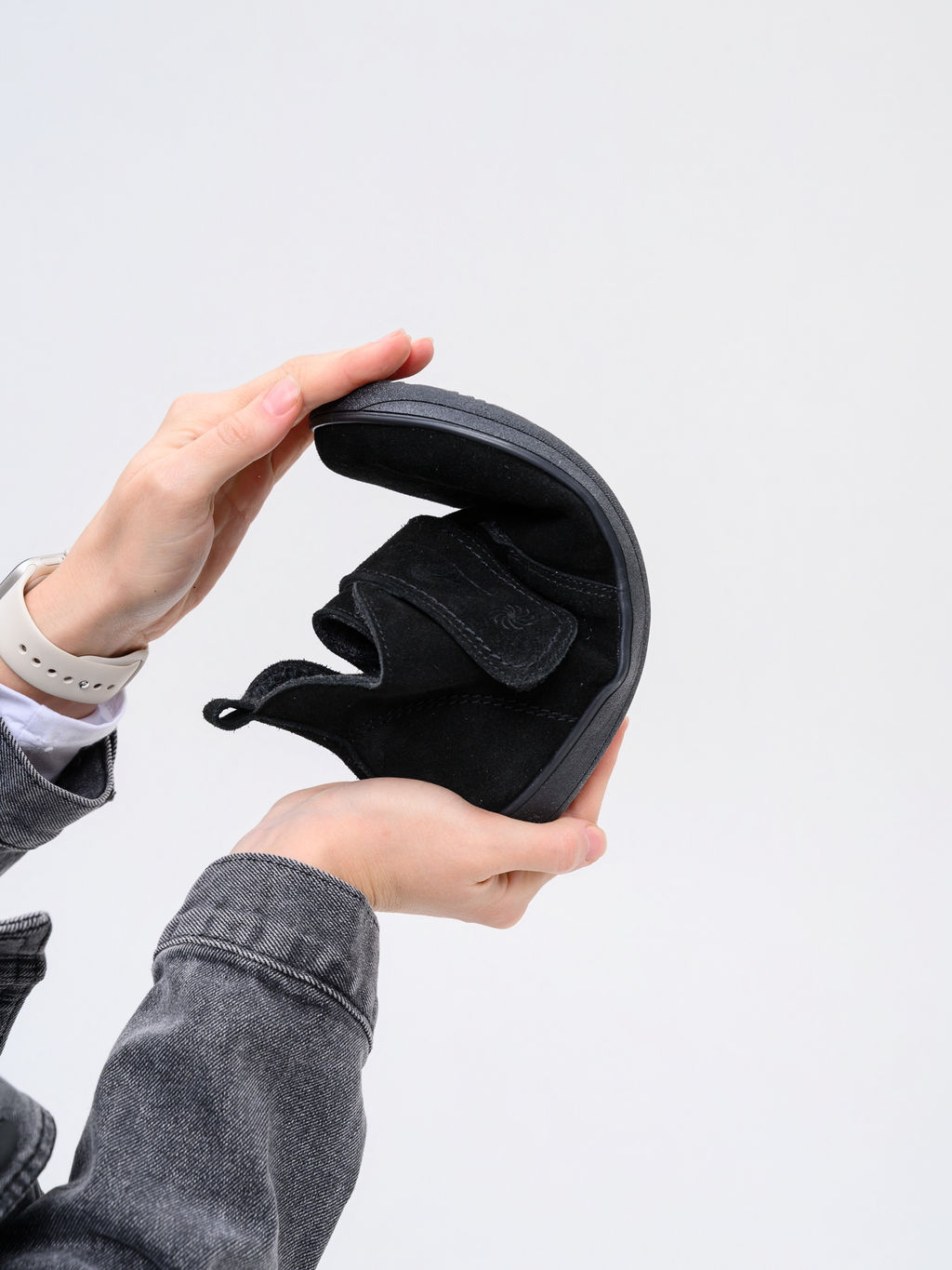 Ботинки женские демисезонные черные 209.NATAbl.Черная замша/Шерсть