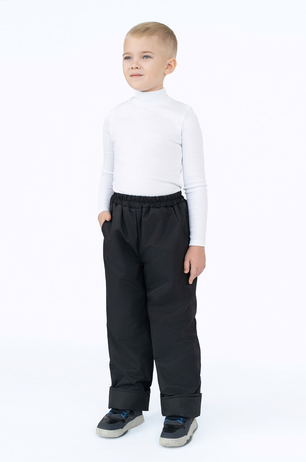 Брюки на поясе демисезонные розовые - Arctic kids фото 11