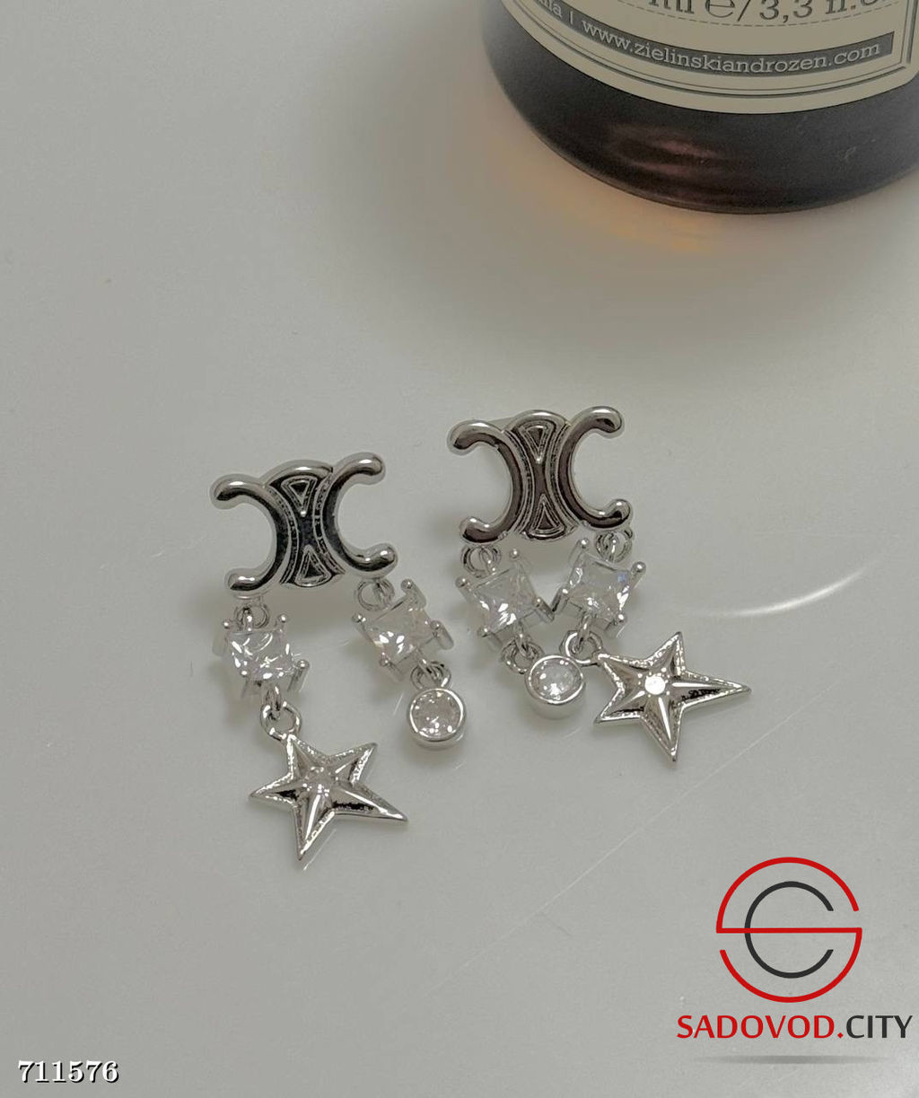 Женские серьги висюльки