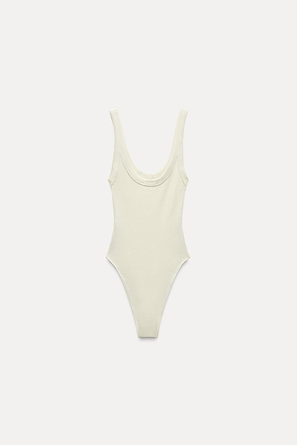 RIBBED BODYSUIT - Zara фото 16