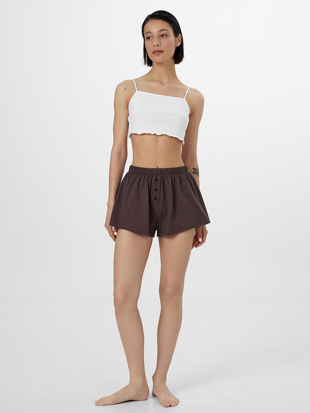 Шорты женские коричневые - Mark formelle фото 3