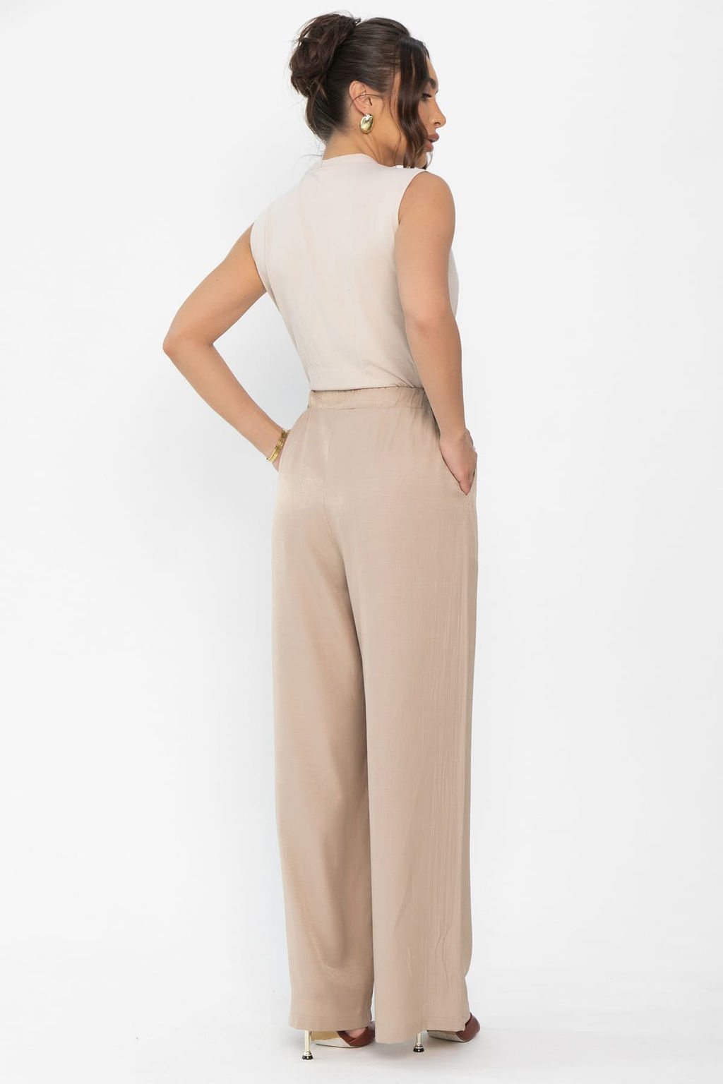 Брюки Тико НЬЮ (бежевые) Б13928-12М - Lt collection фото 3
