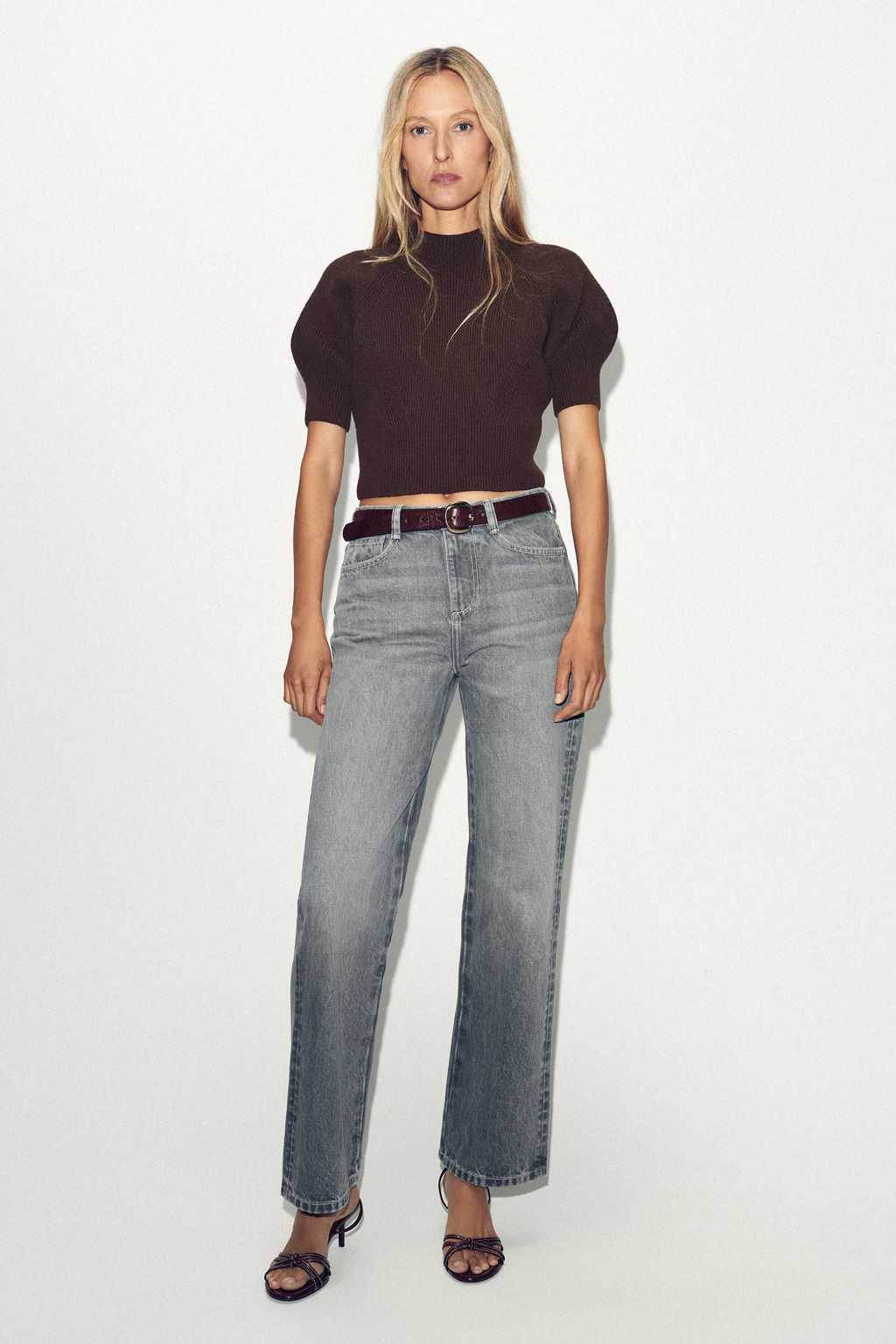 RIB KNIT SWEATER - Zara фото 13
