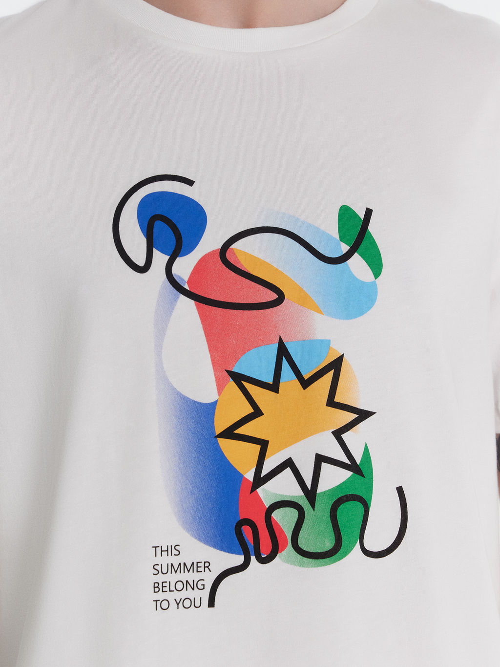 Футболка мужская Mark Formelle из хлопка белая с принтом  фото 5