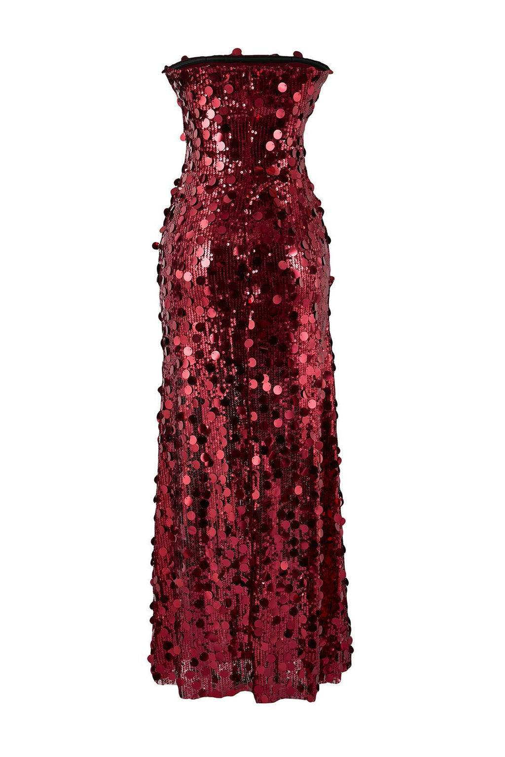 Bordo Par?lt?l? Payet Astarl? S?k/Gece Y?lbas? Elbisesi - Trendyolmilla фото 6