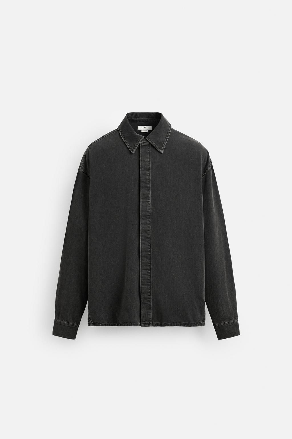 LIMITED EDITION DENIM SHIRT - Zara фото 6