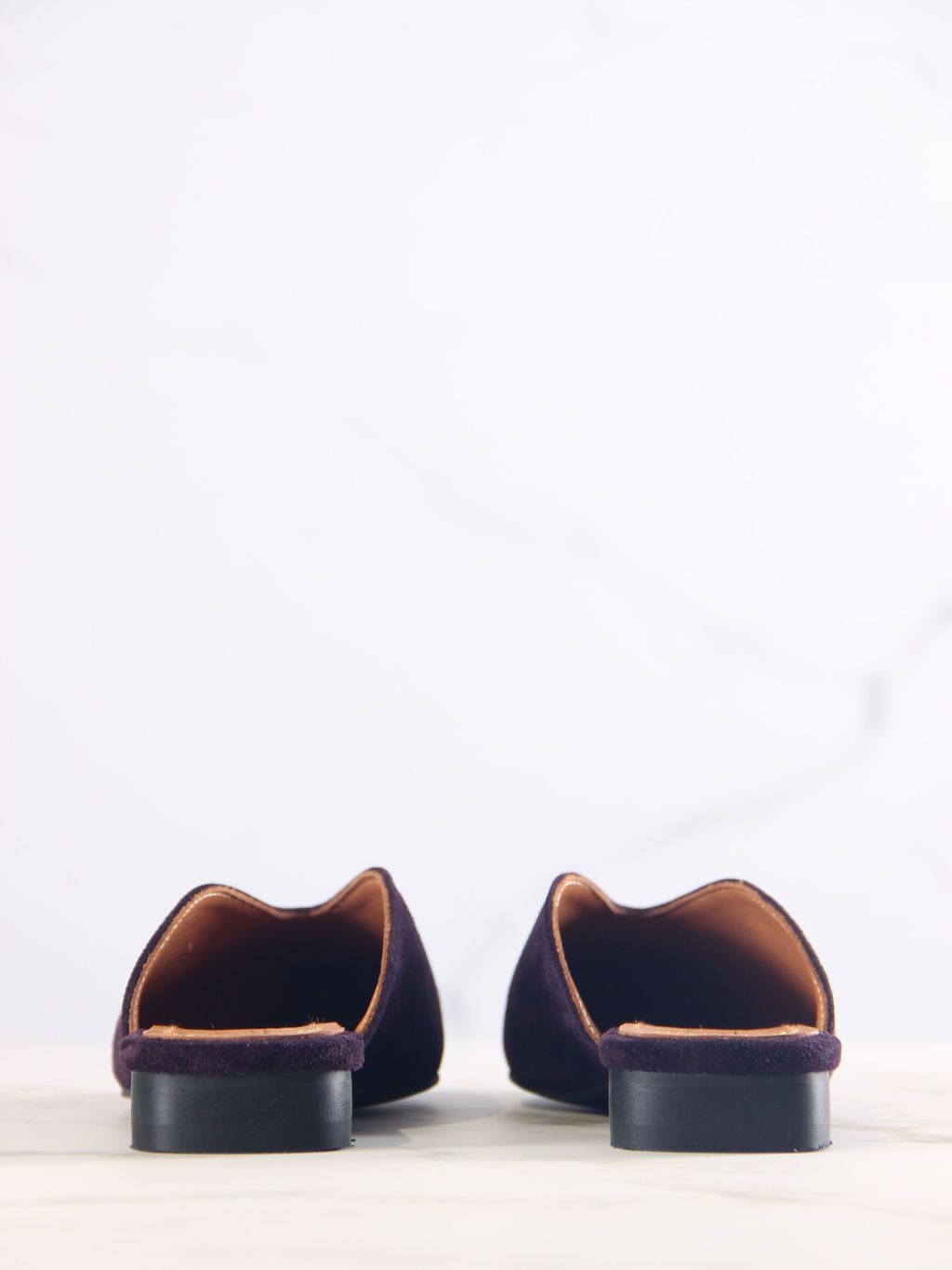 Мюли 1001.34104bl.Сливовая замша