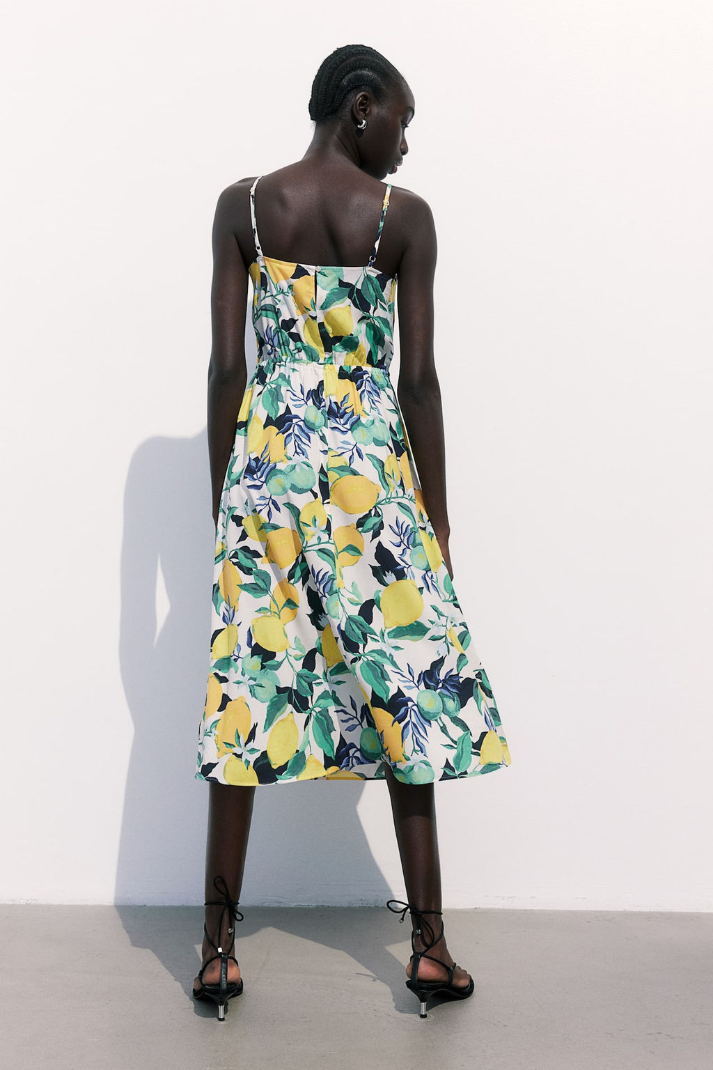 Vestido de viscosa con tirantes finos - H&m фото 4
