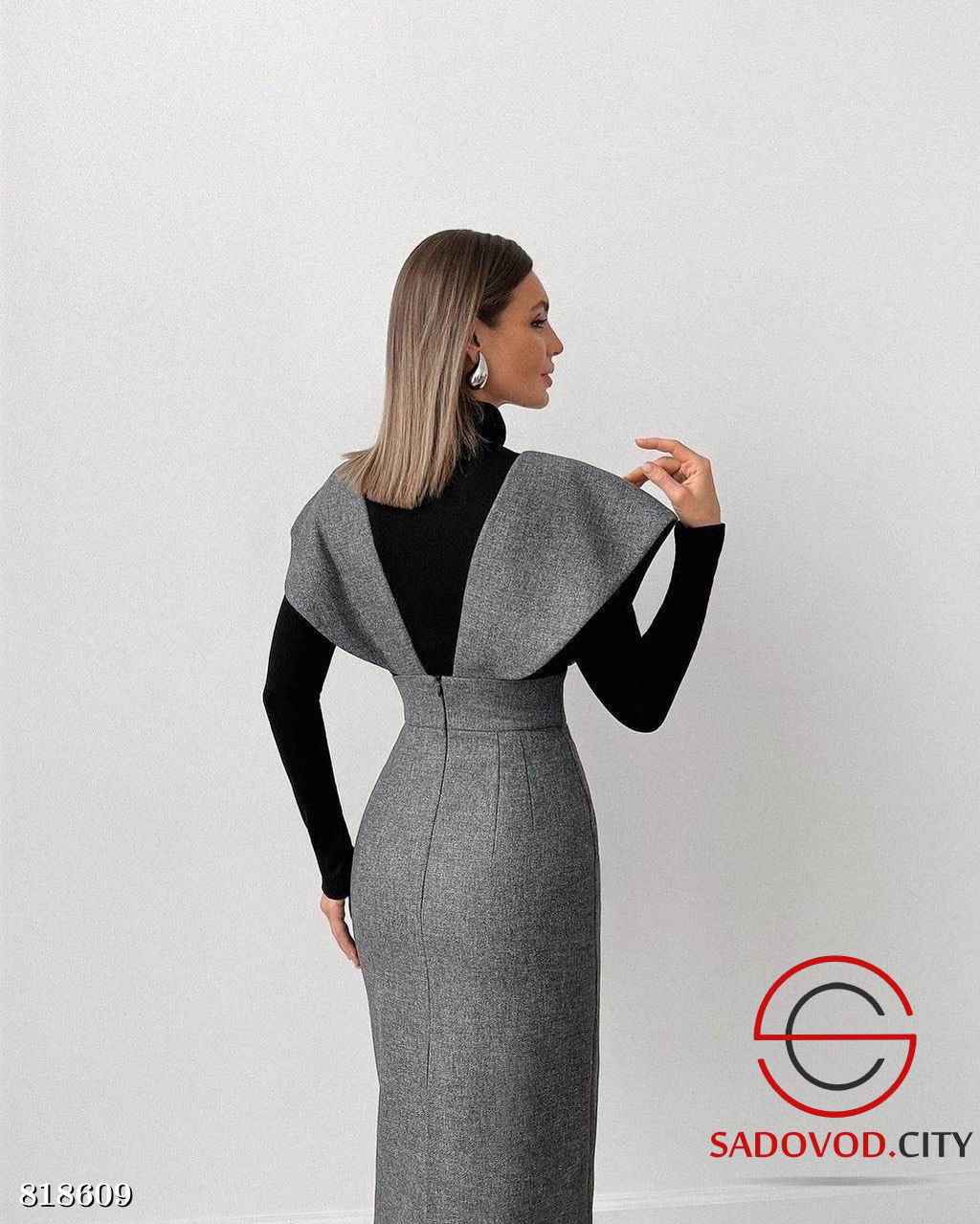 Сарафан женский из костюмной ткани - Bruno фото 3