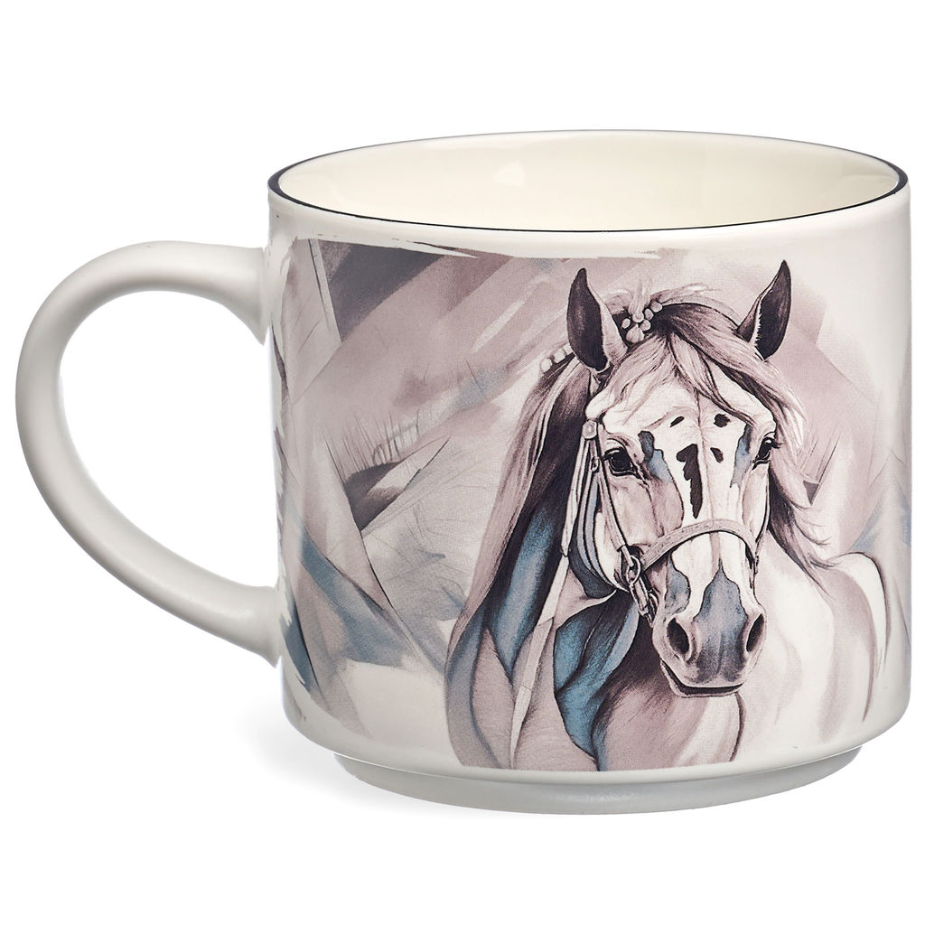 КРУЖКА LEFARD HORSE СЕРЕБРО 500МЛ  фото 2