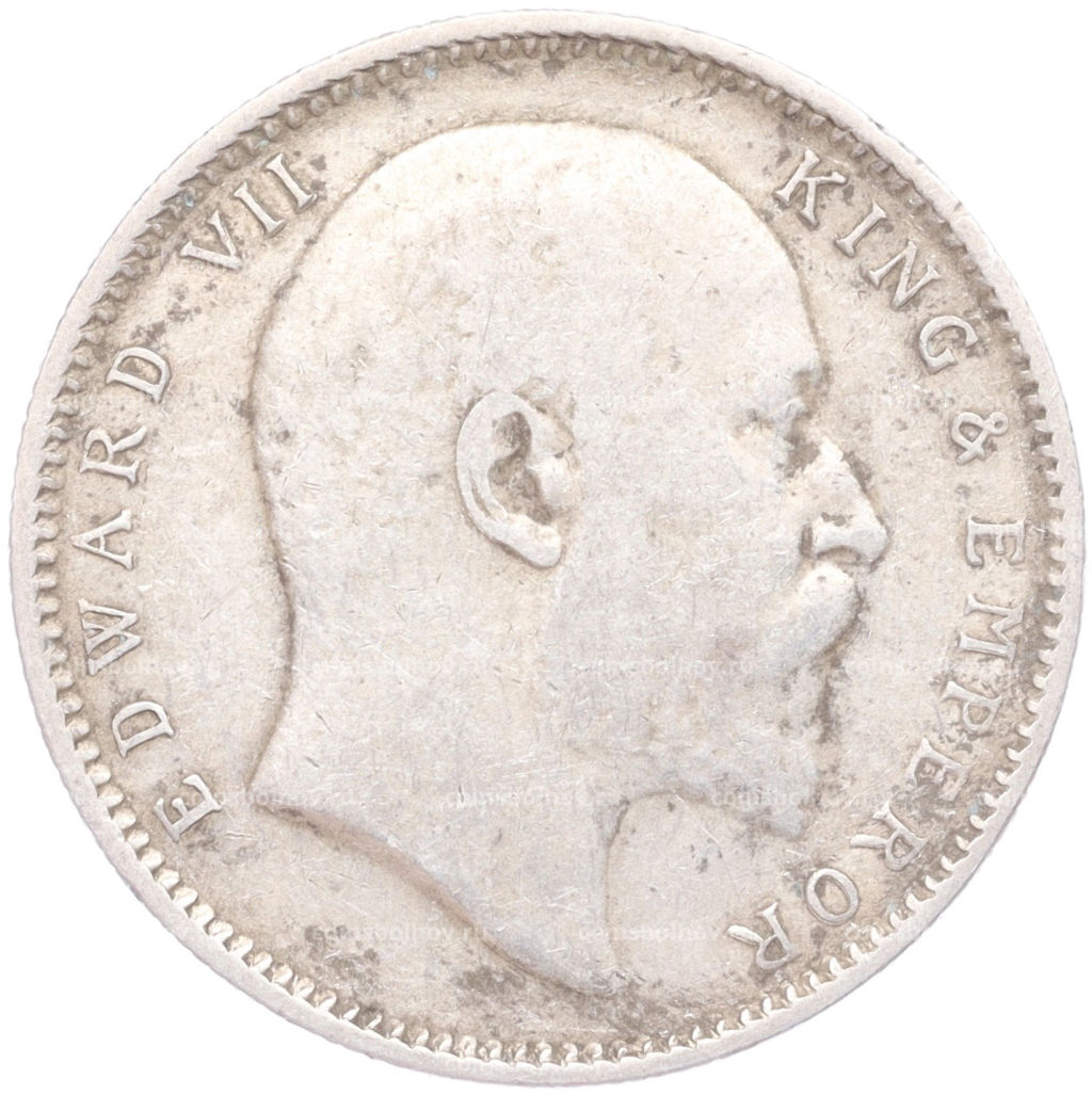 Монета 1 рупия 1905 года Британская Индия