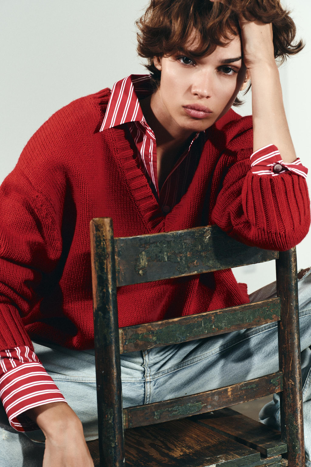OVERSIZED KNIT SWEATER - Zara фото 4