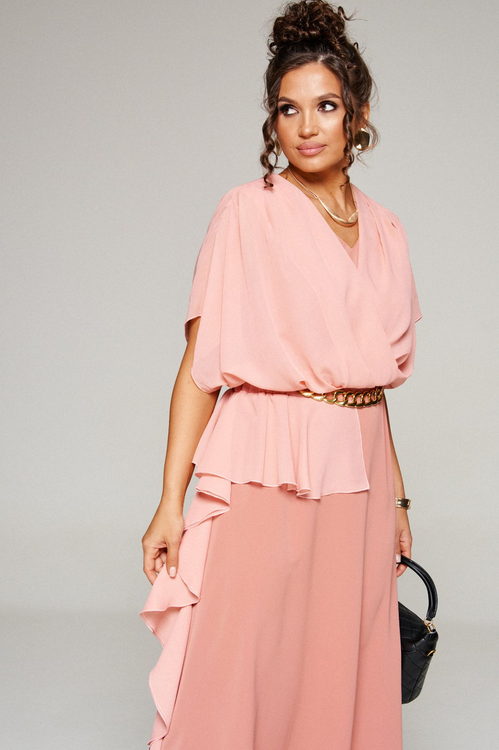 Платье 6357 коралл