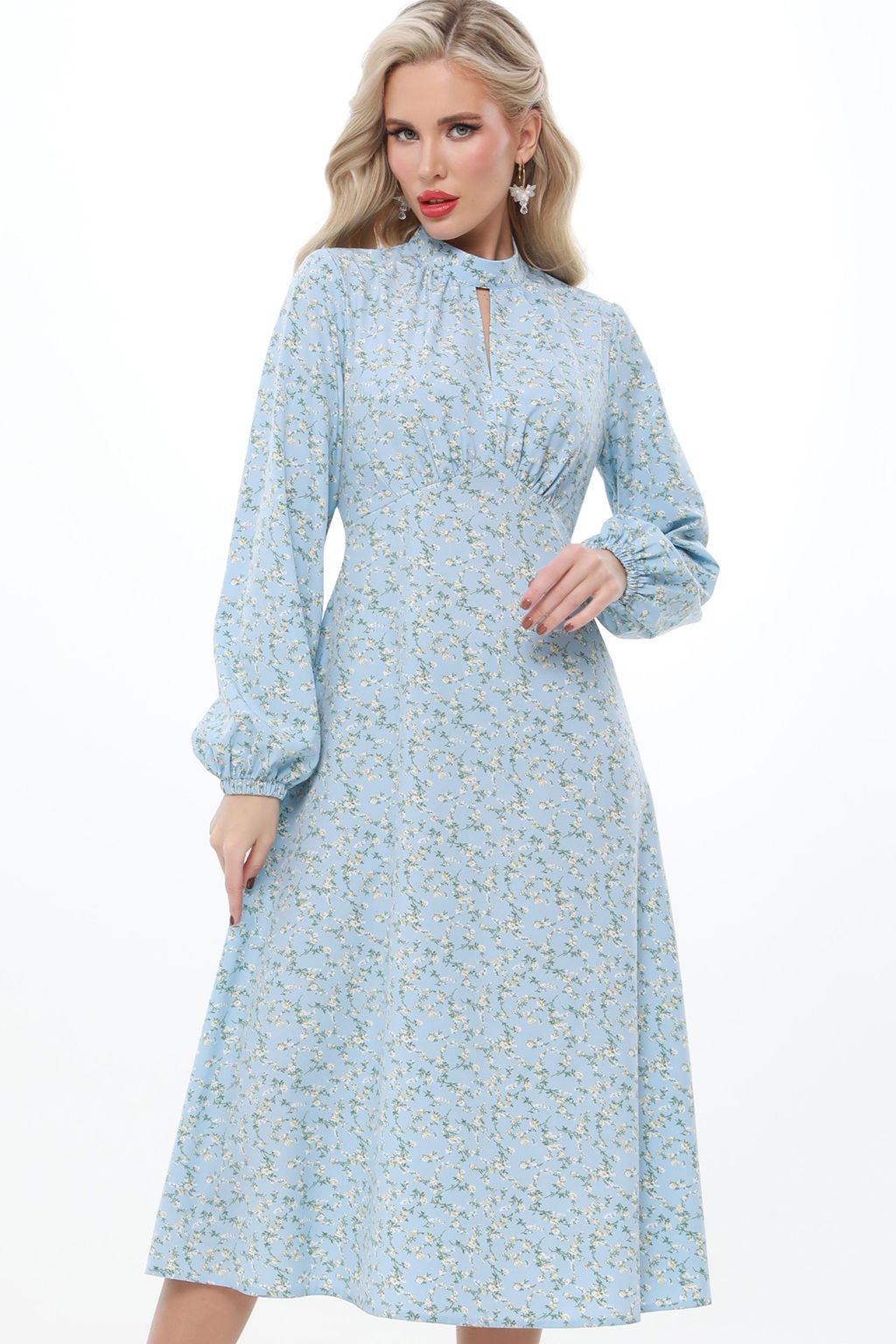 Платье Городская соната, блю - Dstrend фото 5