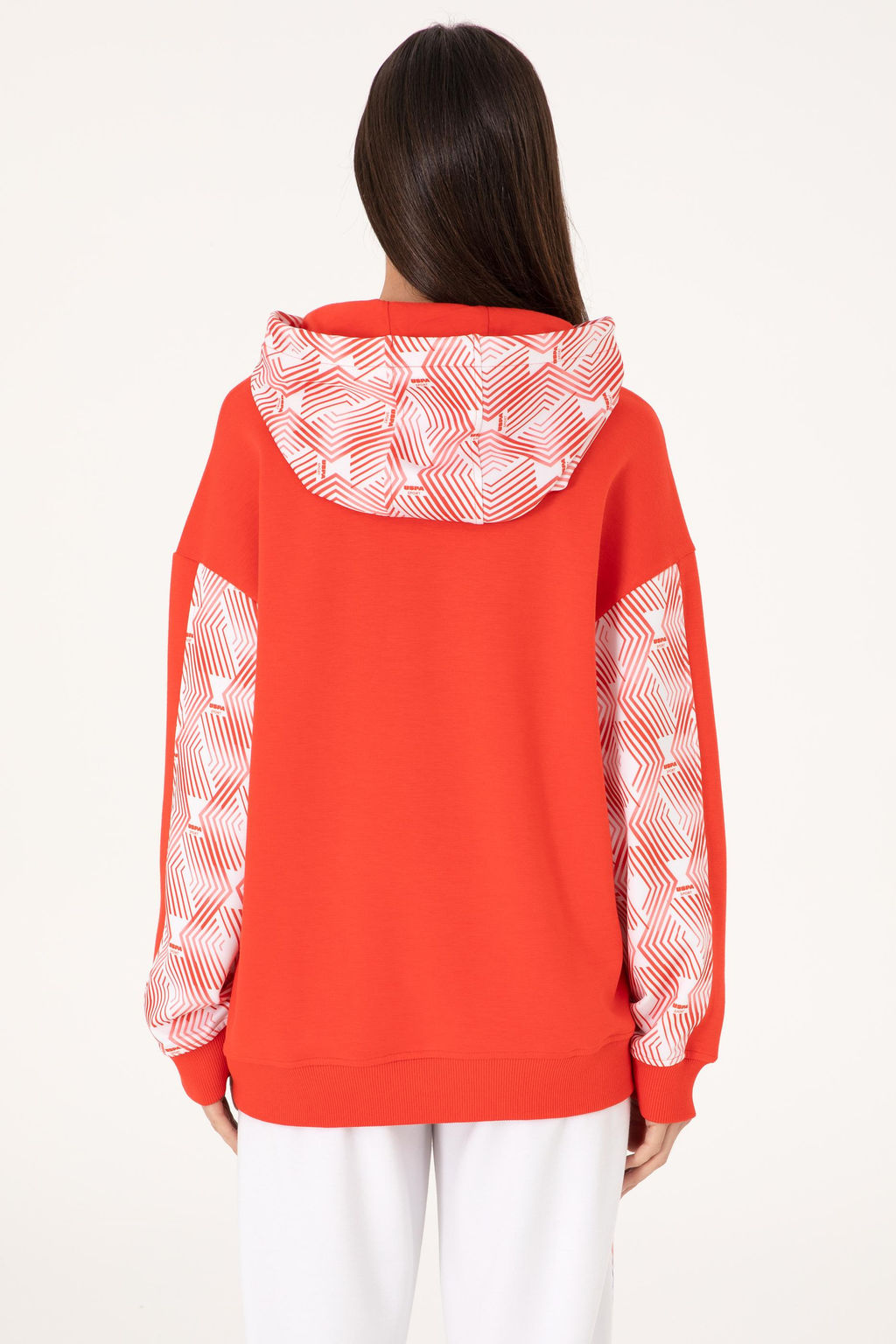 Kad_n K_rm_z_ Sweatshirt Sepette S_rpriz _ndirim - U.s. polo assn фото 5
