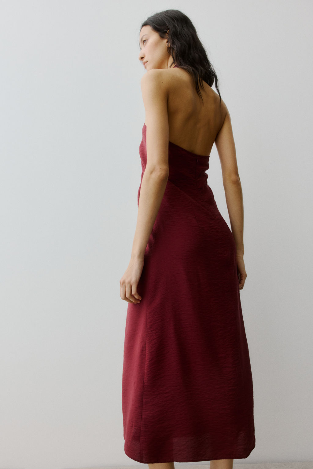 Vestido halter de sat?n - H&m фото 3