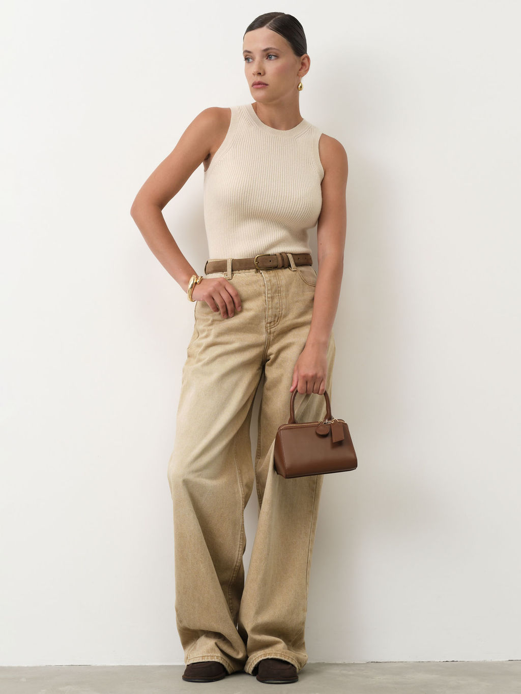 Джемпер кашемировый 06108 сливочный