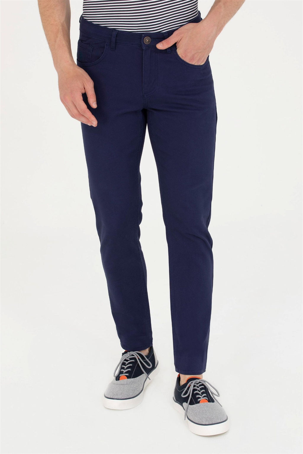 U. S. Polo Assn Мужские темно-синие брюки из плотной ткани - U.s. polo assn фото 9