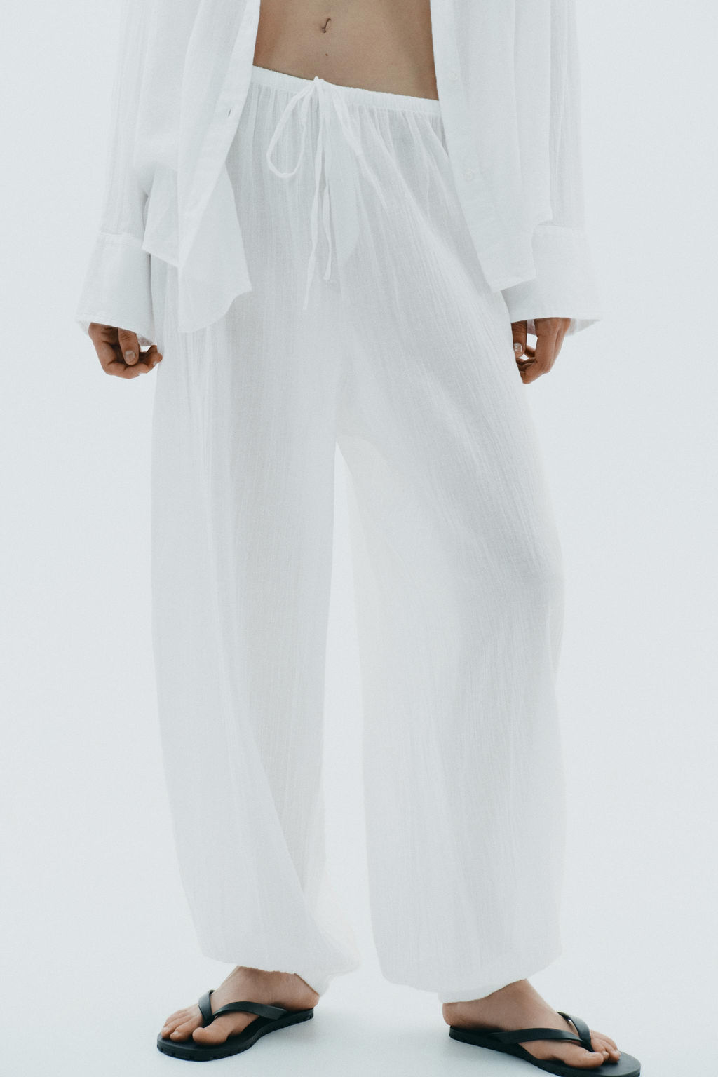 FLOWING BALLOON TROUSERS - Zara фото 3
