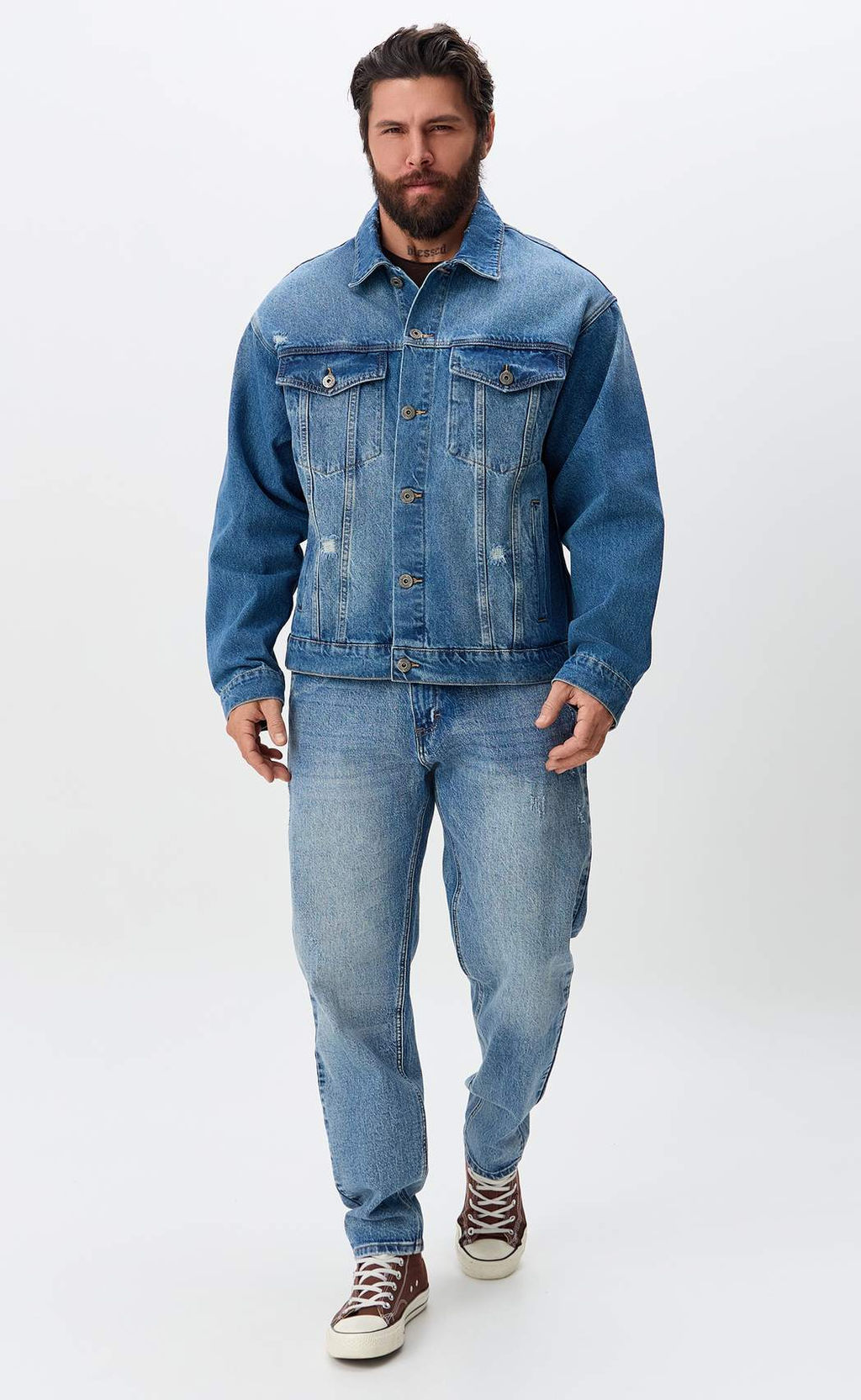 Куртка джинс P611-1285 l.blue - Primm фото 9