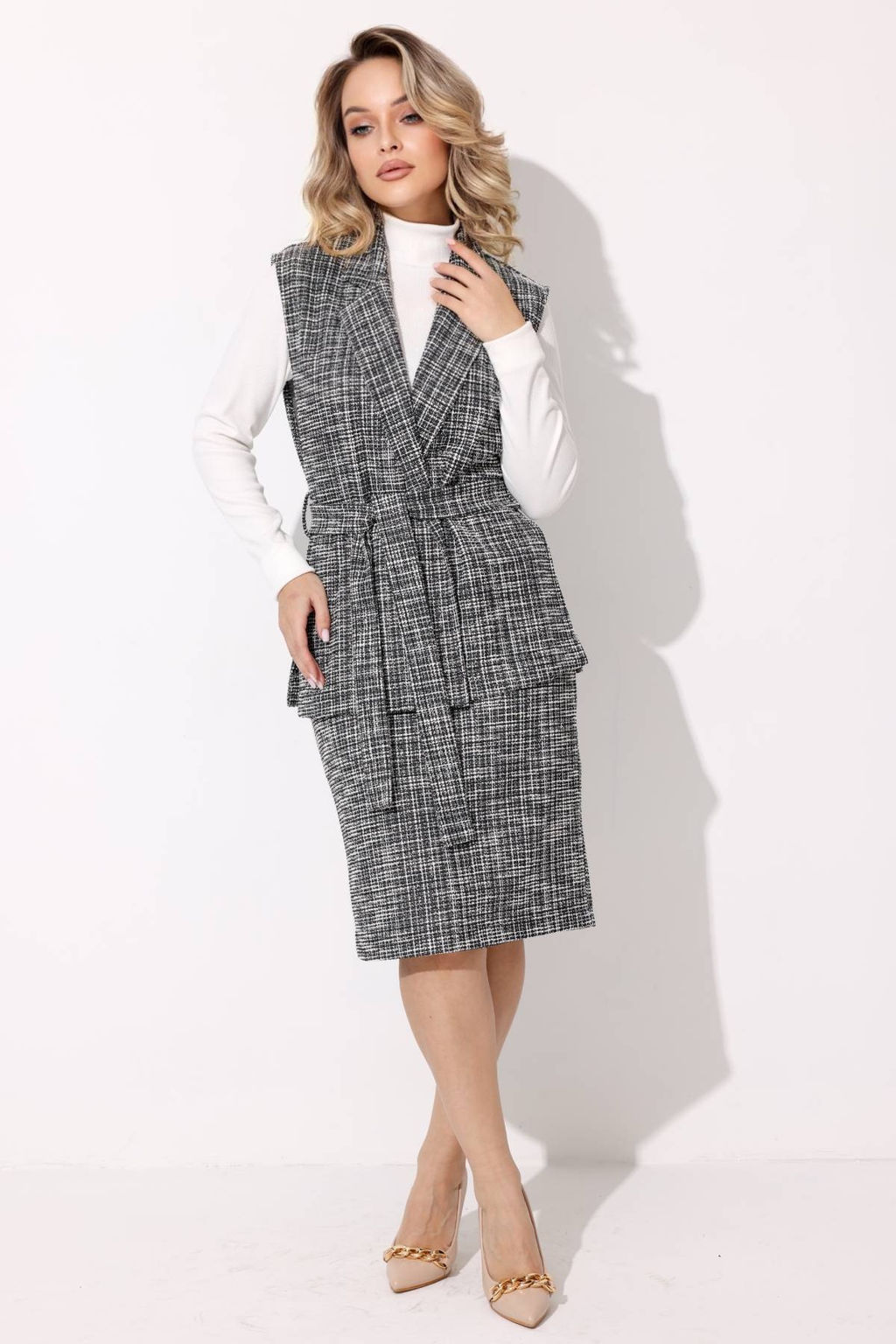 Жилет женский 4342/09/Черный - Rise фото 6