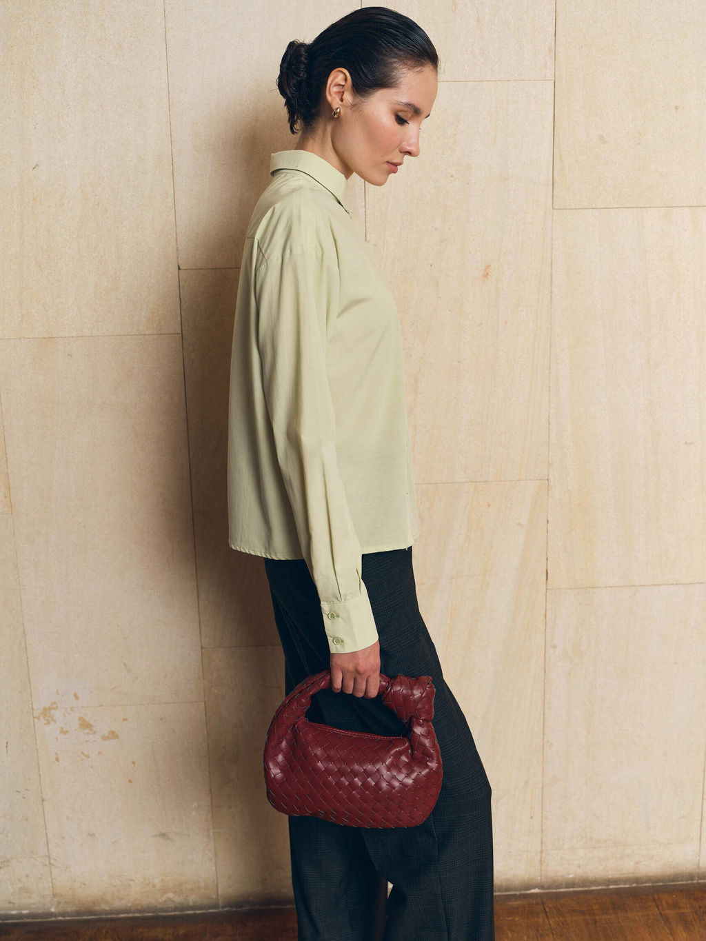 Рубашка свободного кроя 512.030091/Лайм