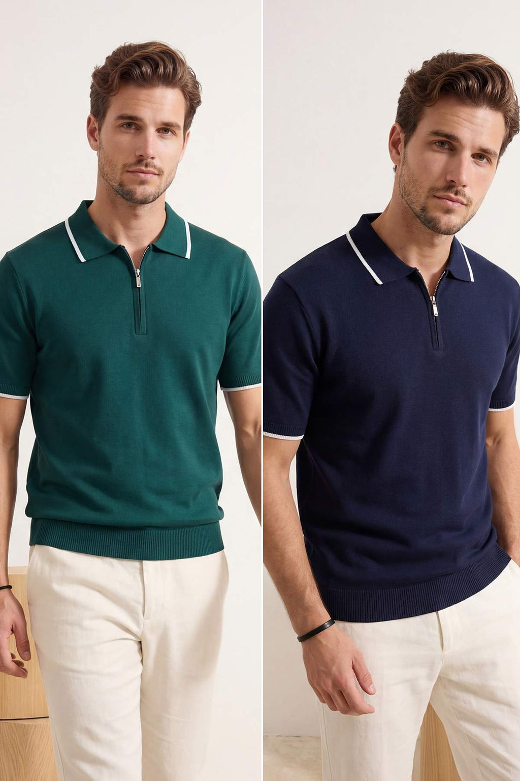 Lacivert Regular Polo Yaka Duz Polo Yaka T-shirt TMNSS26PO00026 - Trendyolmilla фото 8