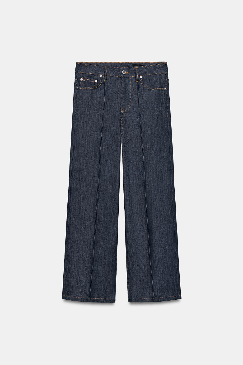 JEANS ZW COLLECTION WIDE LEG TIRO ALTO / ?ndigo - Zara фото 6