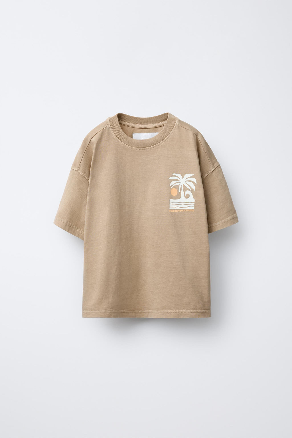 GARMENT DYE PRINT T-SHIRT AND BERMUDA SHORTS SET - Zara фото 2