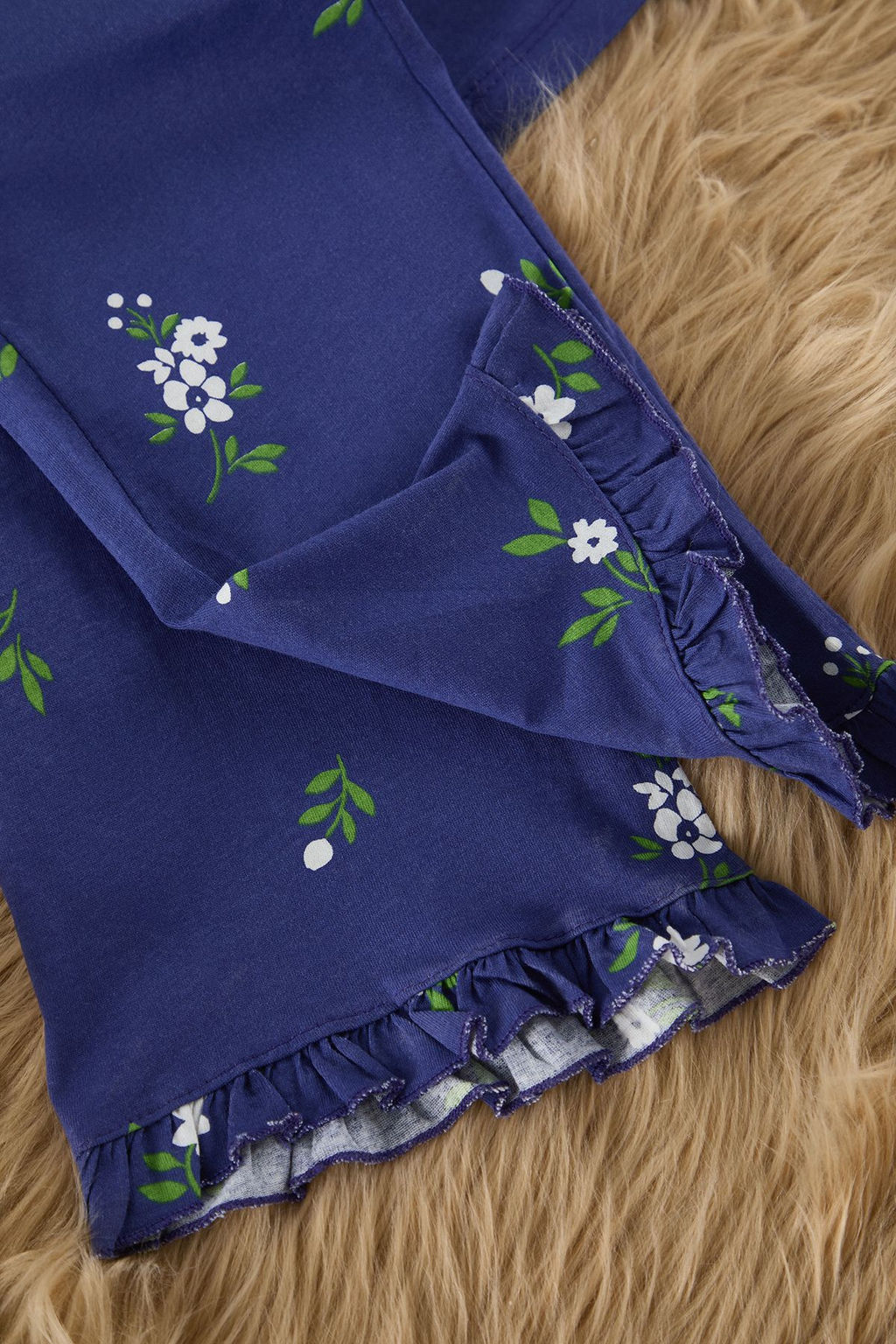 Trendyolmilla Mint %100 Pamuklu Cicekli F?rf?rl? Orme Pijama Tak?m? THMSS24PT00227  фото 11