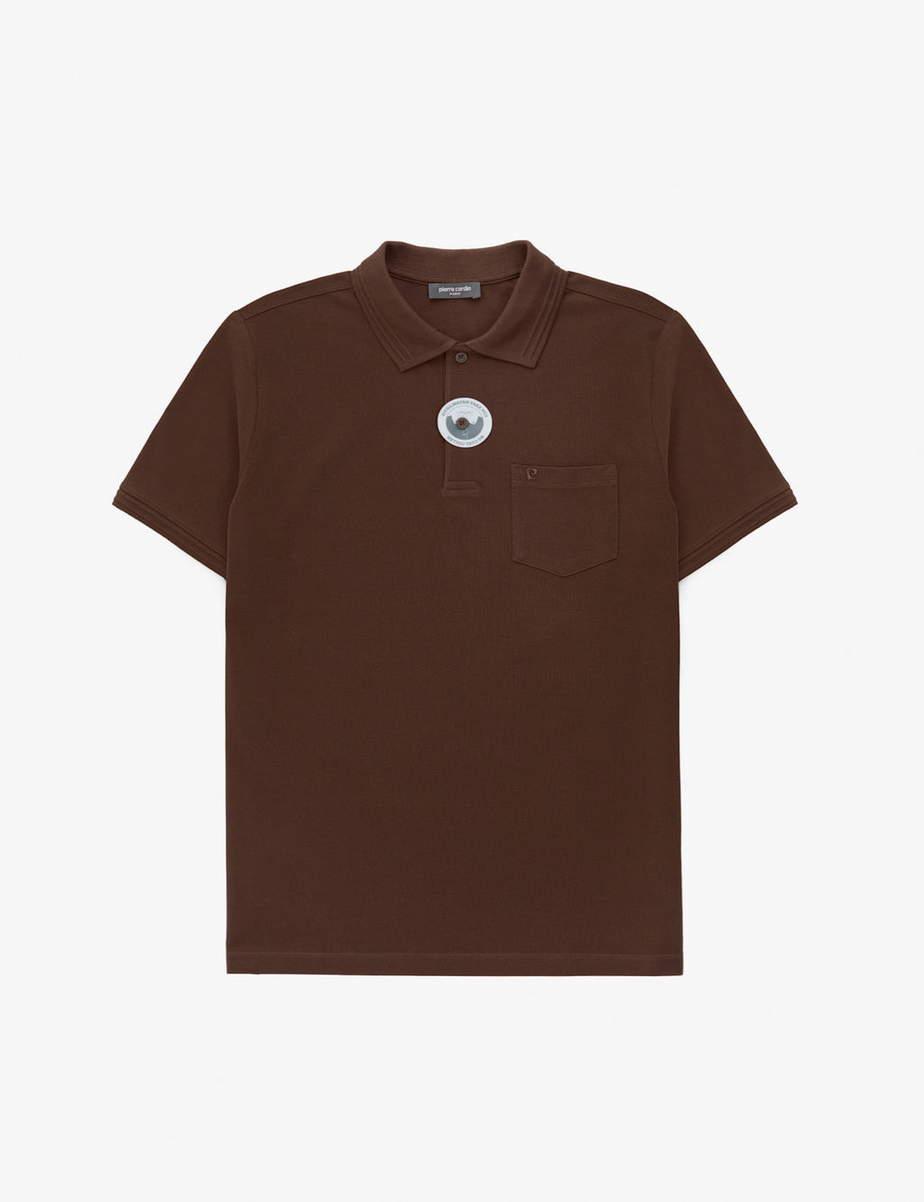 Koyu Kahverengi Regular Fit %100 Pamuk Cepli K_vr_lmaz D__meli Polo Yaka Basic T