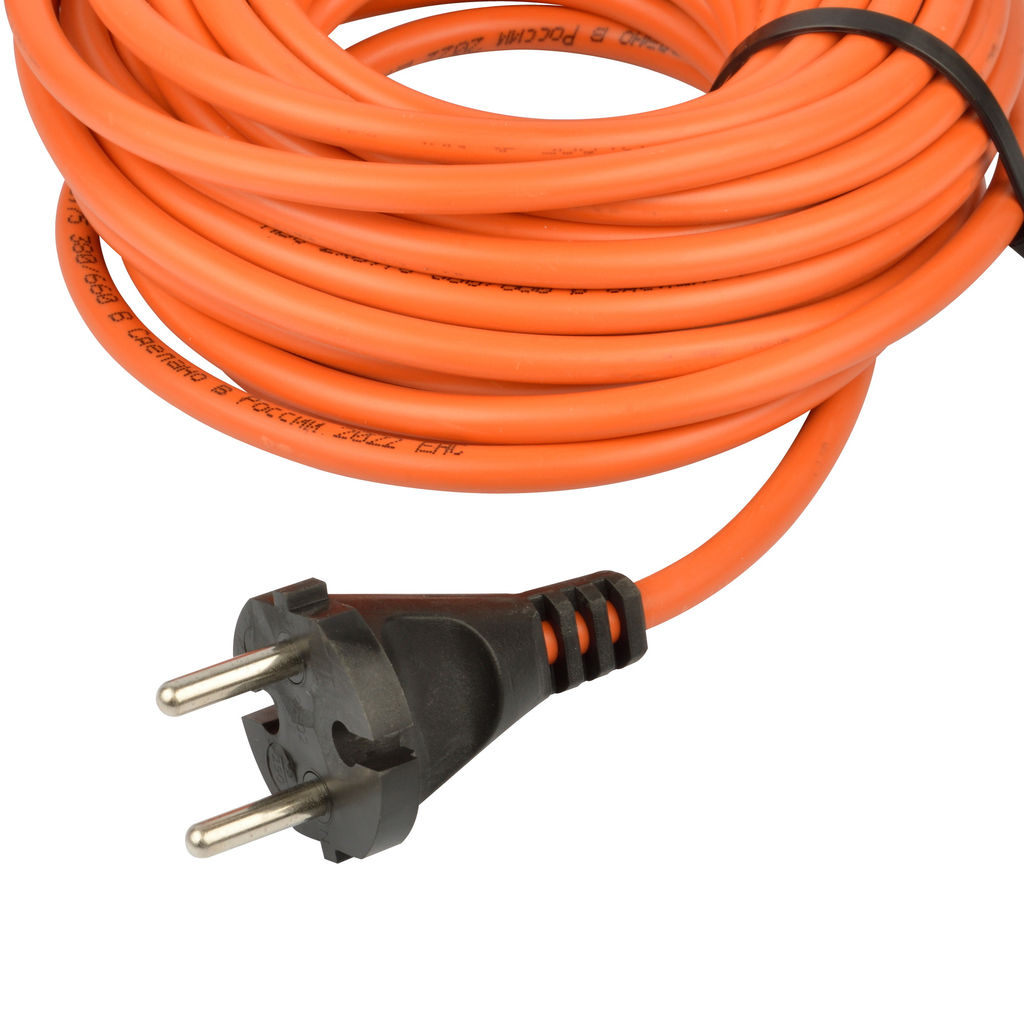 UG /UCK-1N/2x0,75/10M/O IP44 ORANGE Удлинитель силовой в бухте, б/з, 1гнездо, 10м (ПВС 2х0,75), 6A. Оранжевый. TМ Uniel