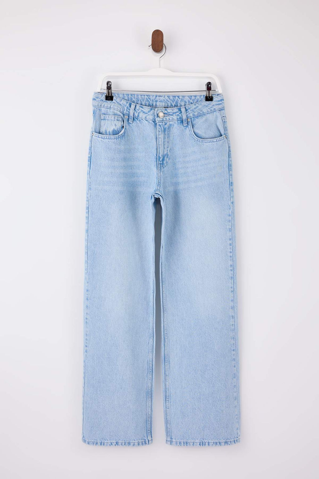 Mavi Dusuk Bel 100% Pamuk Wide Leg Genis Paca Jeans TWOSS26JE00131