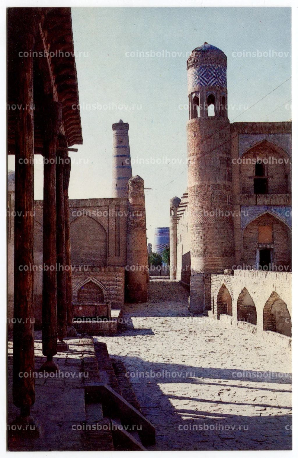 Открытка Хива -Улочка Ичан-калы