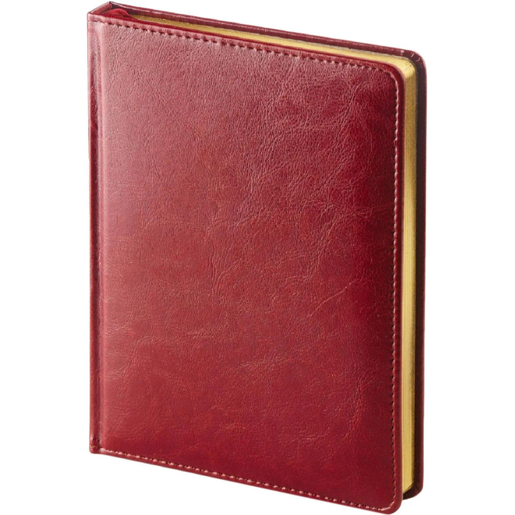Ежедневник недатированный A6+, 136л, SIDNEY NEBRASKA бордовый 3-496/01 - Attache фото 2