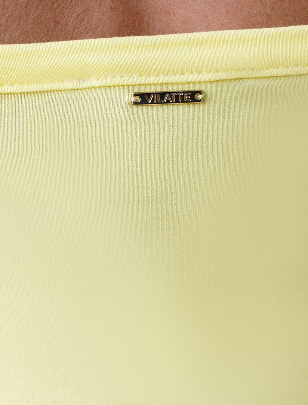 Топ с двуслойной зоной бра на бретелях из хлопка - Vilatte фото 4