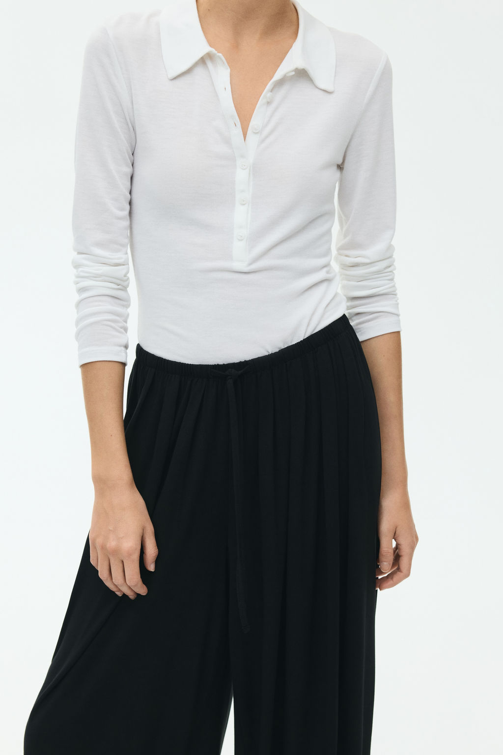 Pantal?n globo con cord?n de ajuste - H&m фото 7