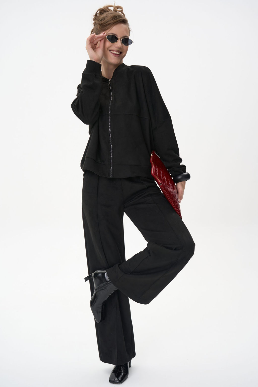 Брюки Майли (чёрный) - Эльза фото 12