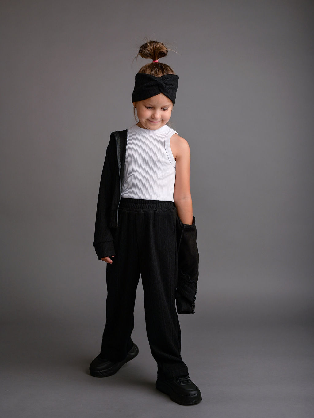 Костюм вязаный ЦВЕТ: ЧЕРНЫЙ