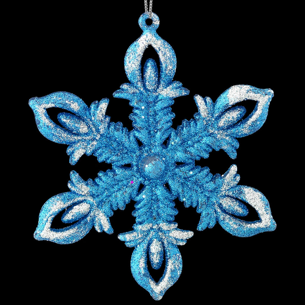 Цена за 1 шт. Украшение ErichKrause Снежинка рождественская 12см