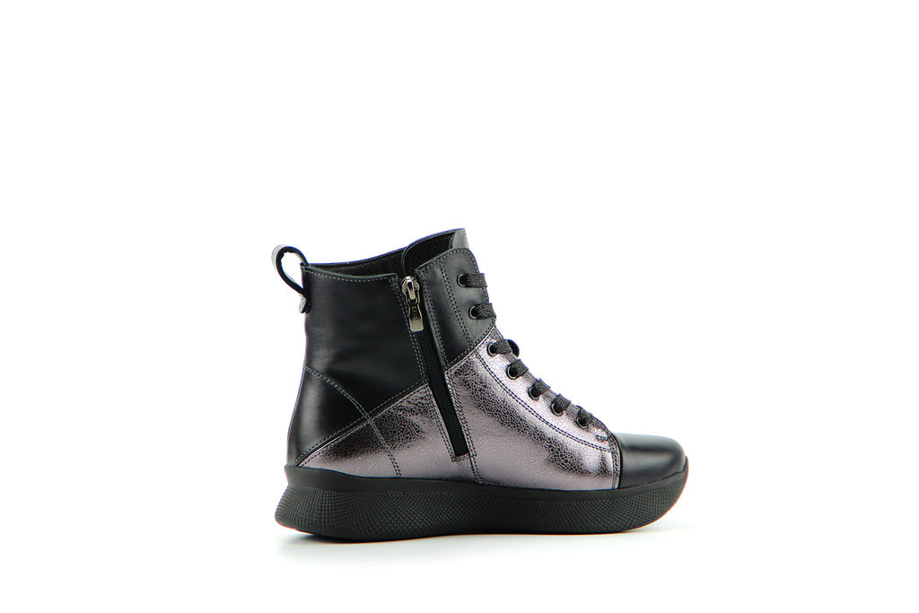 Ботинки 312.omega.black.nikel. /шерсть