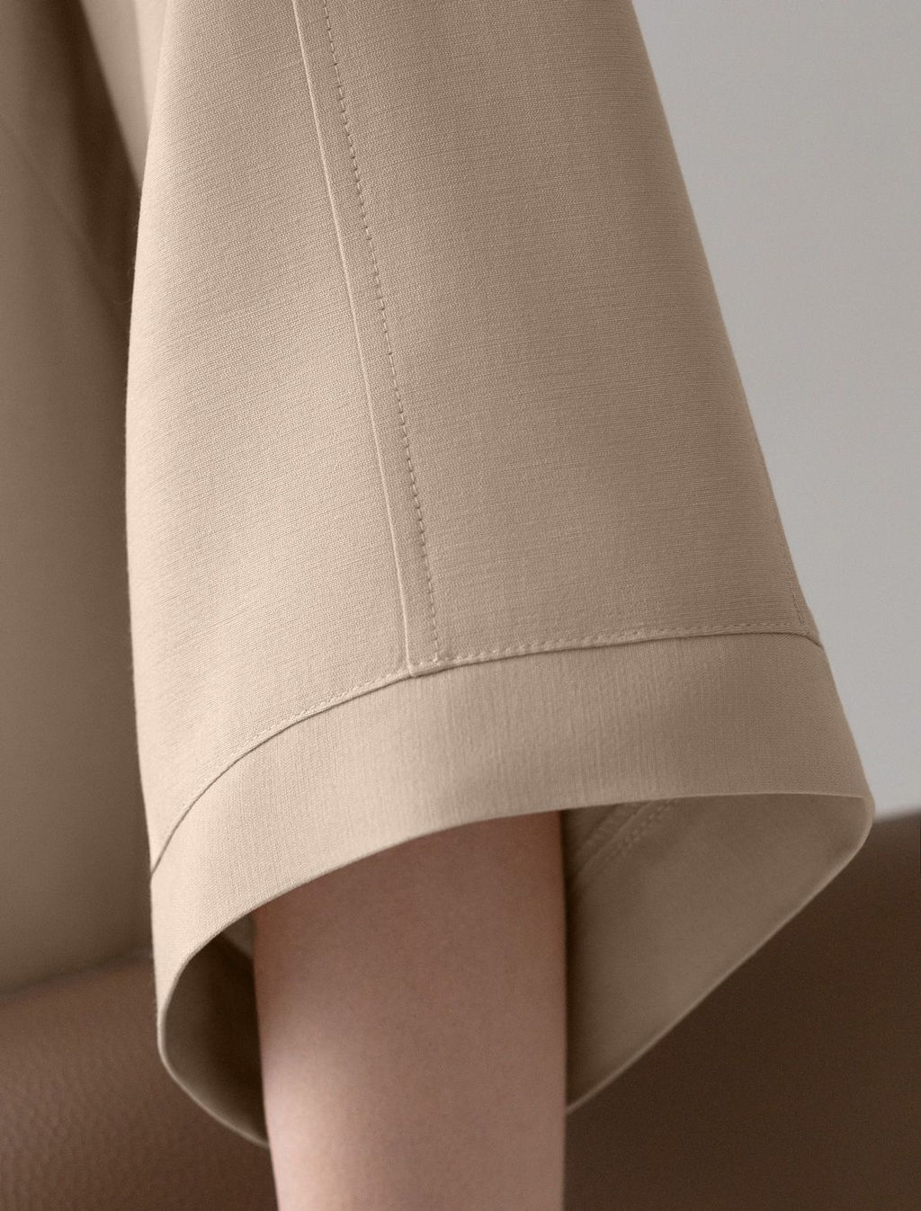 Блузка с широкими рукавами 3/4 из плотного лиоцелла - Vilatte фото 6