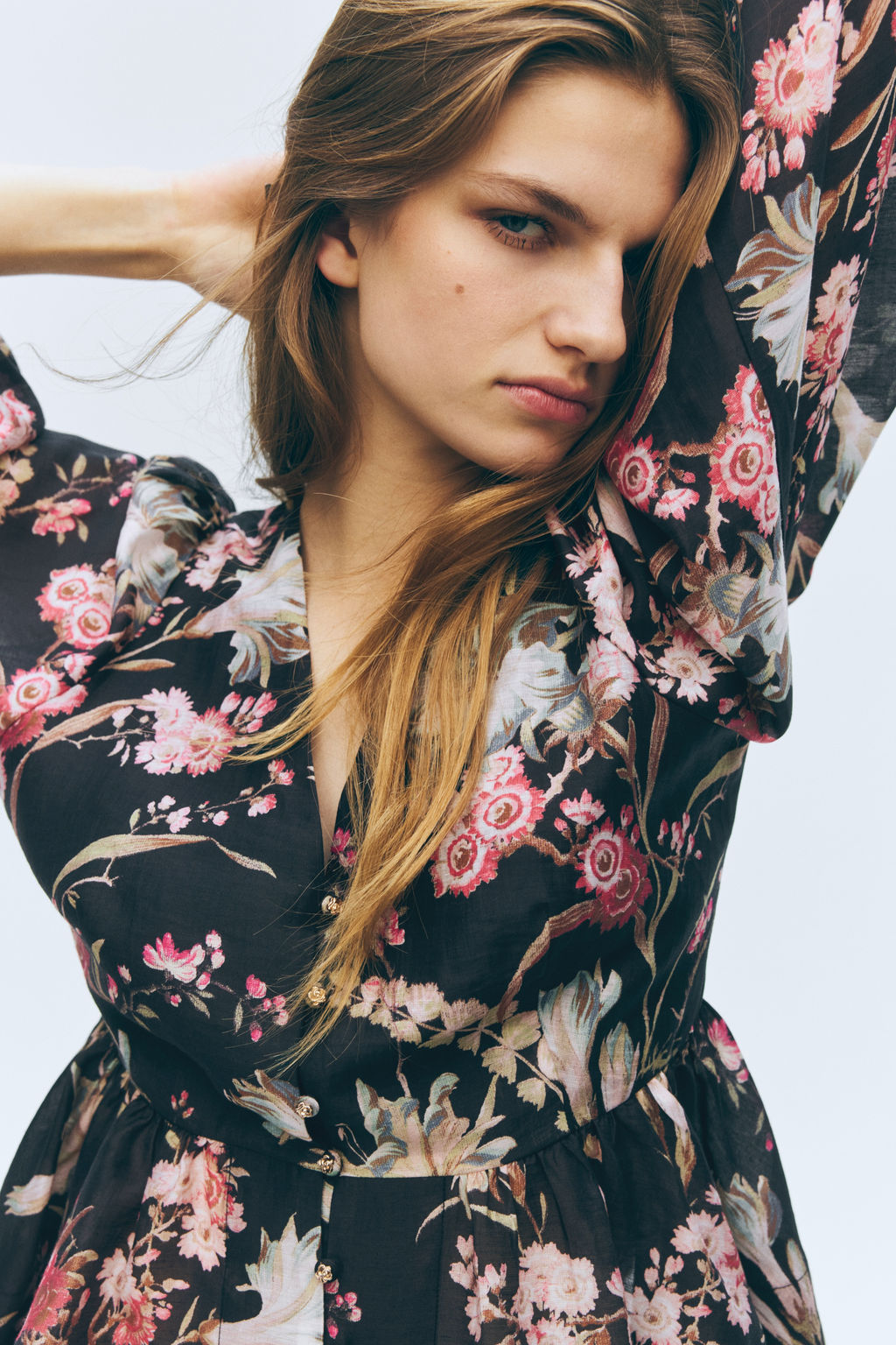 Blusa en mezcla de lino con peplum - H&m фото 6